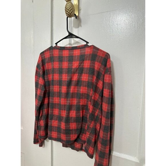 SO women’s size small intimates plaid shirt & pajama pants set - Picture 6 of 8
